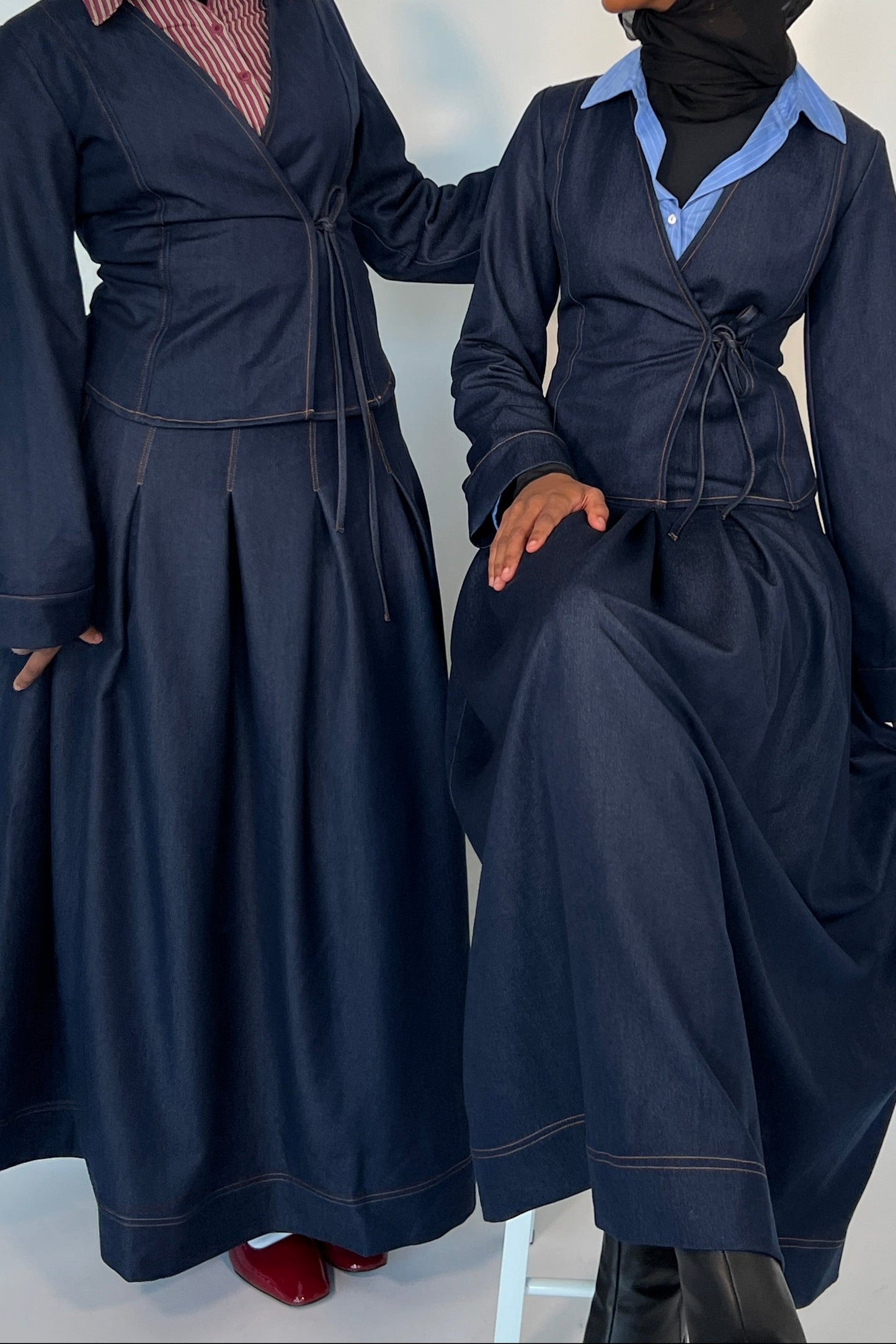 Denim Maxi Skirt Regular