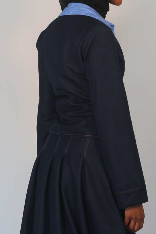 Denim Wrap Cardigan Tall